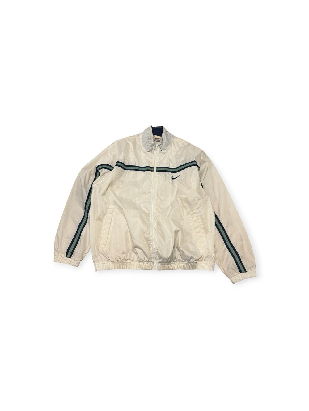 Vintage 90s Nike Striped Track Jacket Windbreaker Size XL Men’s